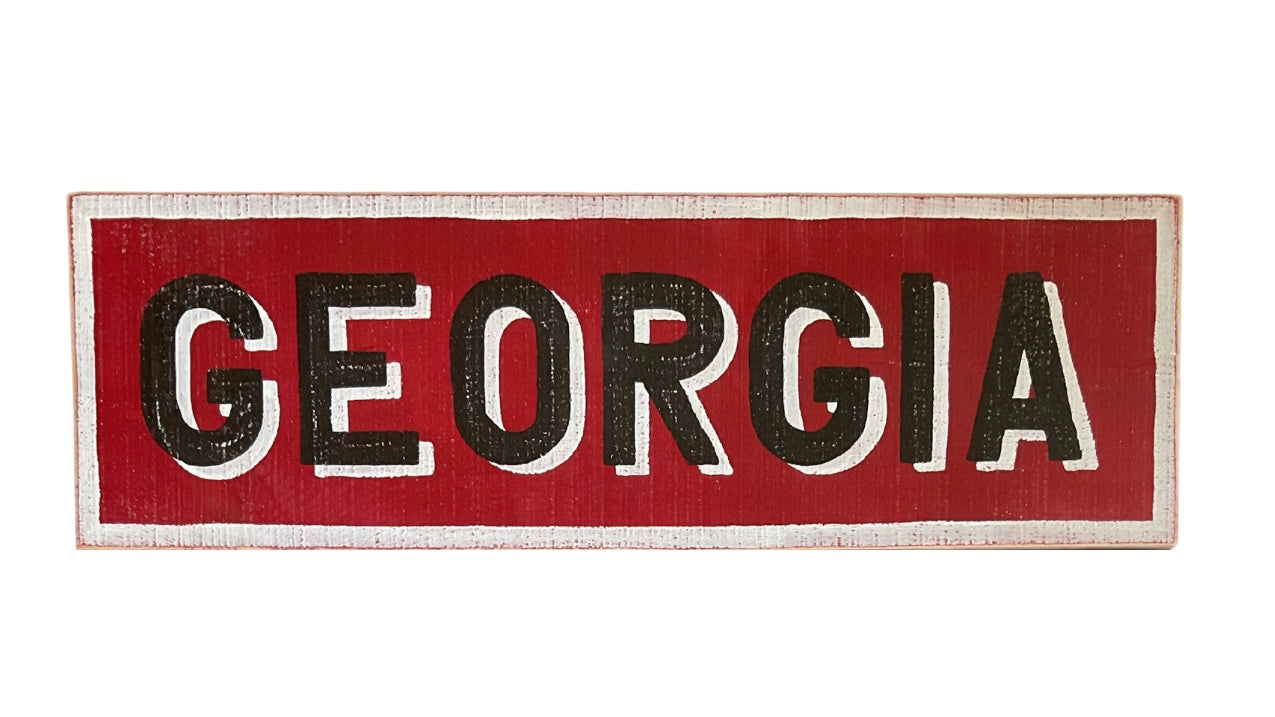 UGA Distressed Signs