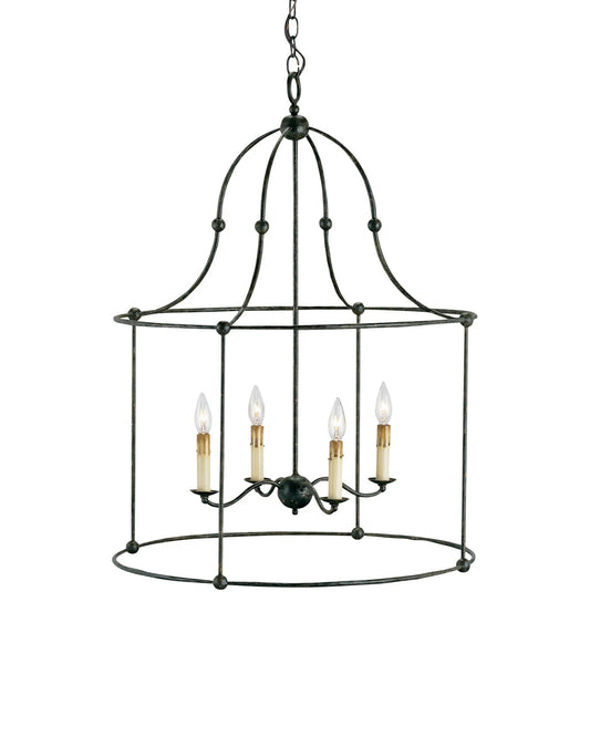 Fitzjames Large Black Lantern