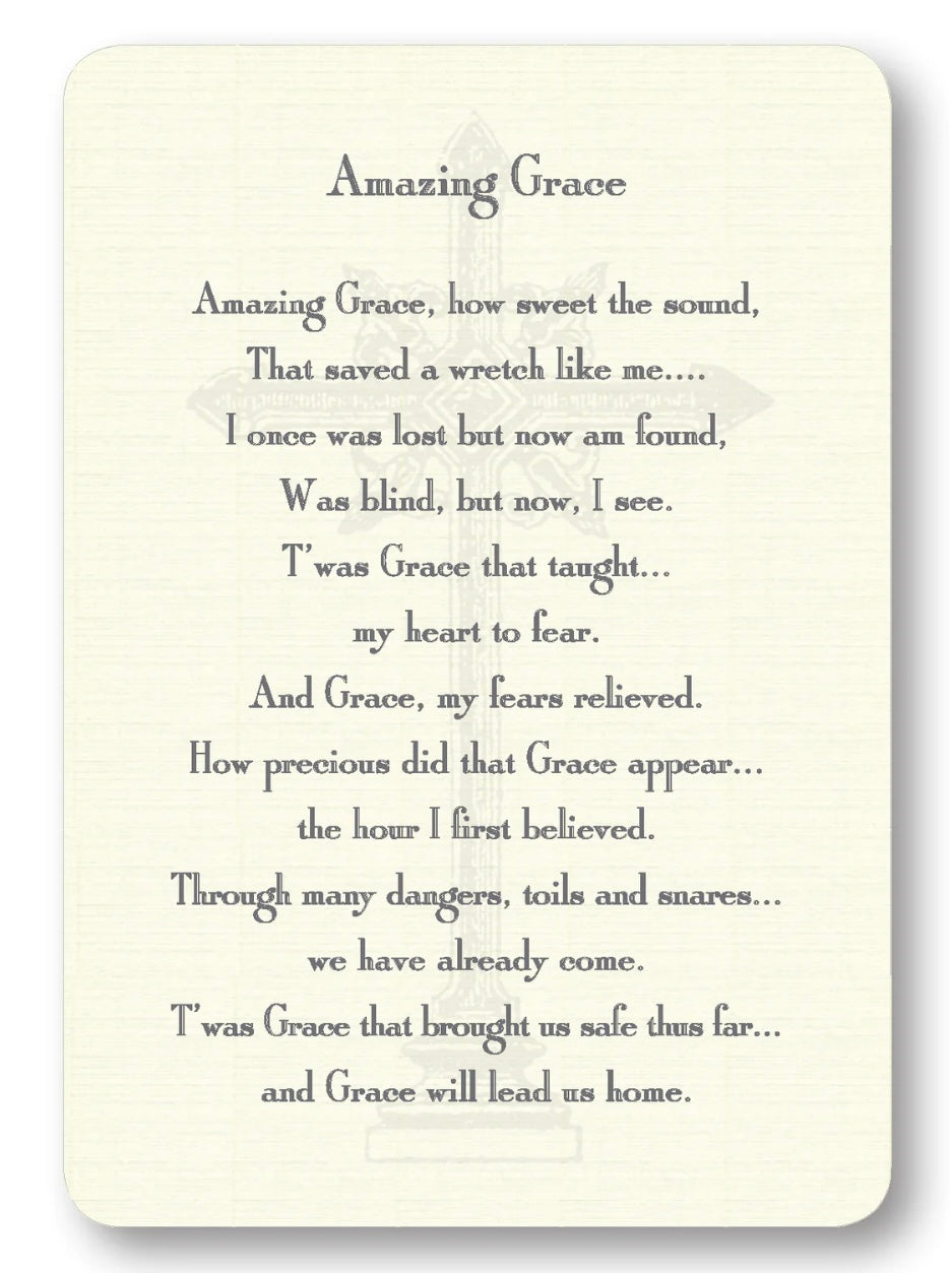 Amazing Grace Hymn Cards