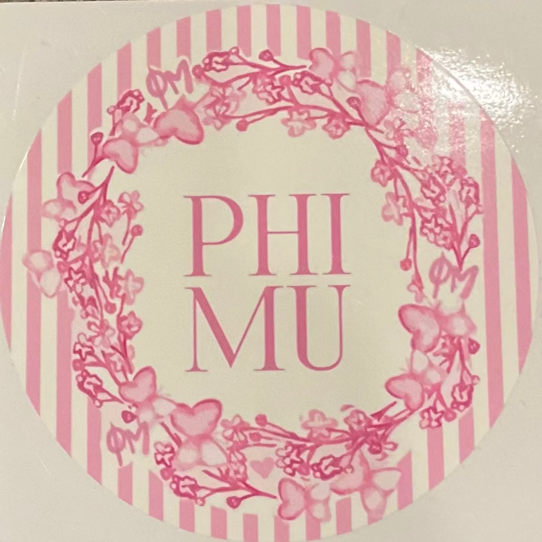Sorority Round Sticker