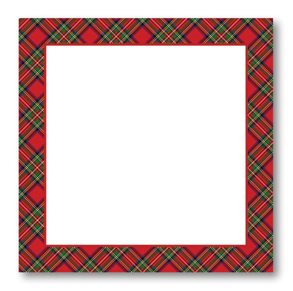 Royal Stewart Tartan Plaid Note Pad