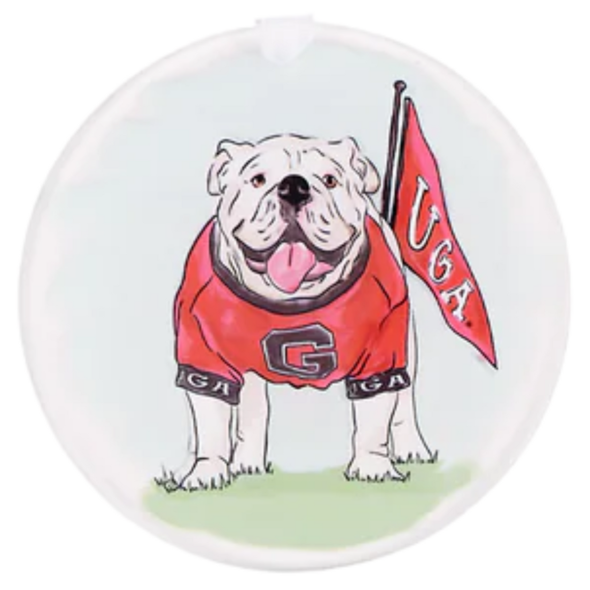UGA Themed Acrylic Coasters