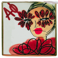 Load image into Gallery viewer, Feather Girl sorority Coaster
