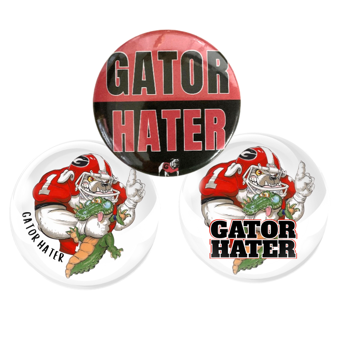 Gator Hater Buttons