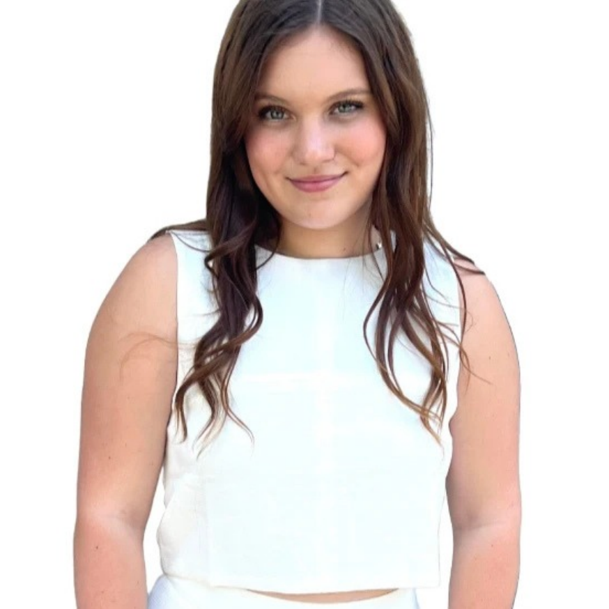 White Harlow Top