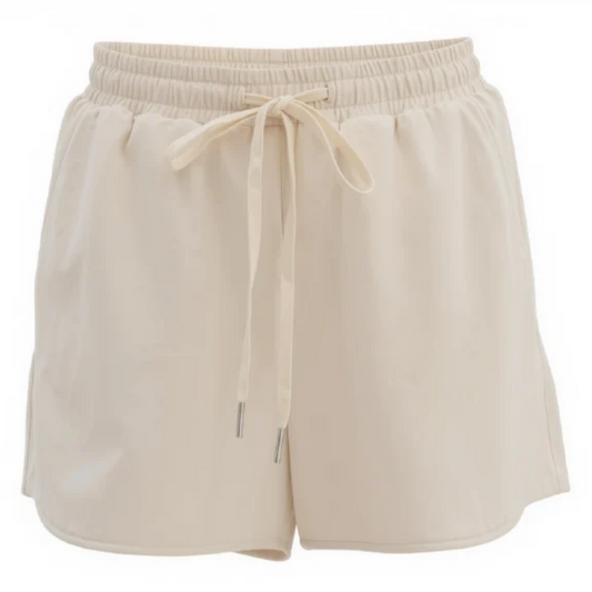 Ecru Knit Shorts