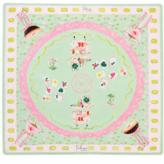 Rebecca Illustrated Girly Bar Cart Mahjong Mat