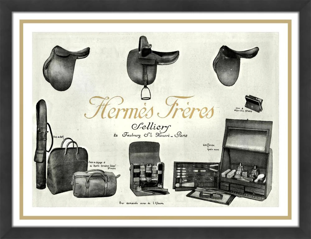 Hermes Freres Giclee Framed Art