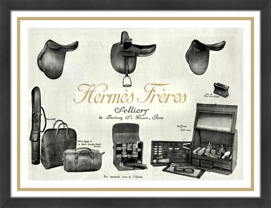 Hermes Freres Giclee Framed Art