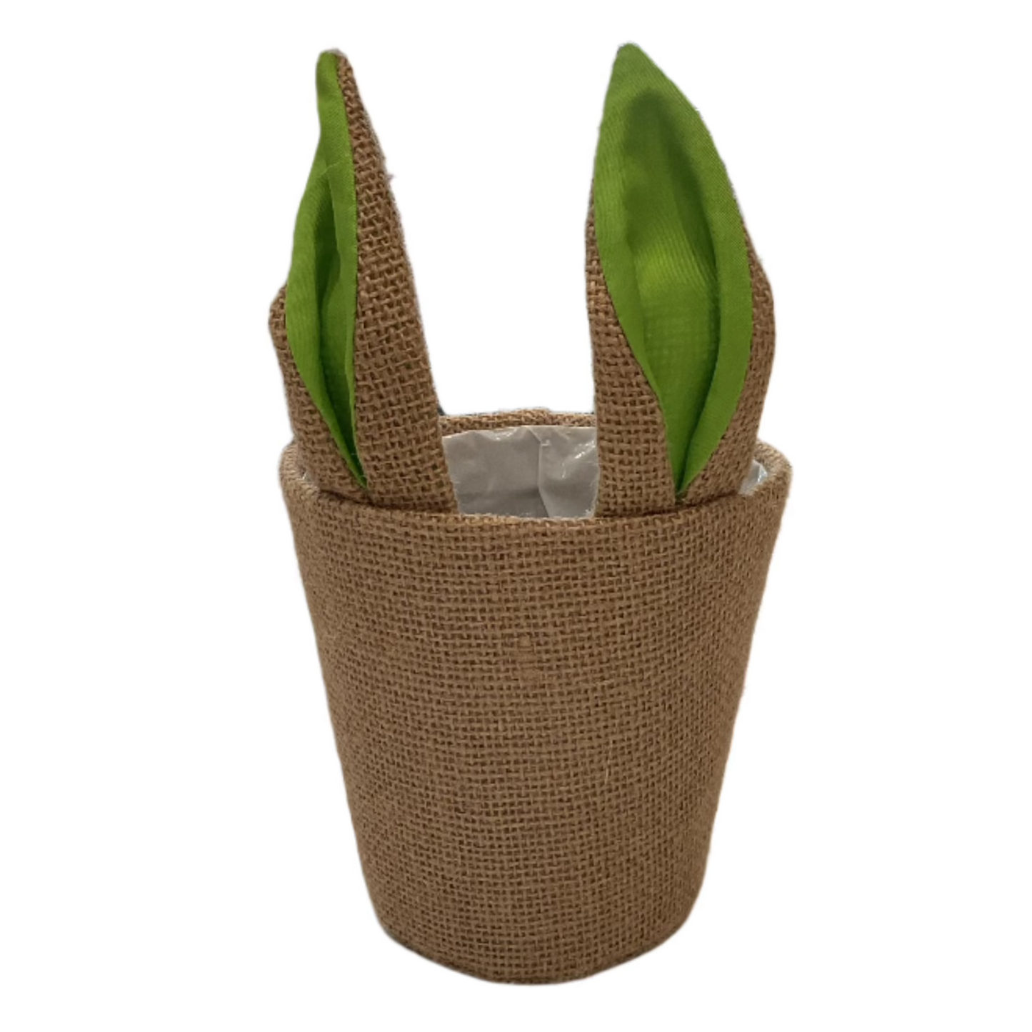 Bunny Ear Burlap Basket