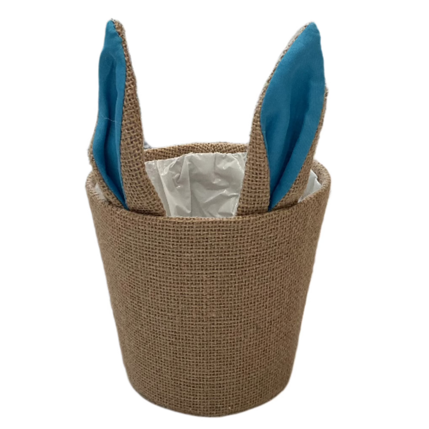 Bunny Ear Burlap Basket