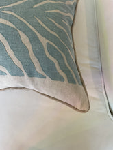 Load image into Gallery viewer, French Blue Kenya Lumbar Pillow
