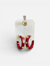 Load image into Gallery viewer, Bulldog Head Hoop Earrings
