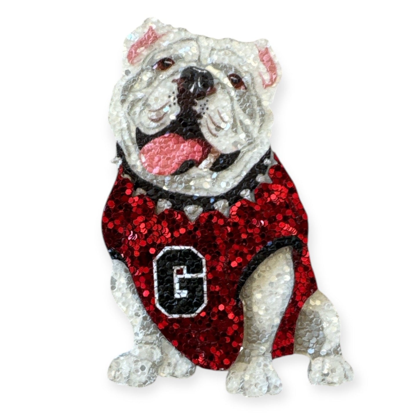 Gameday G Bulldog Glitter Brooch