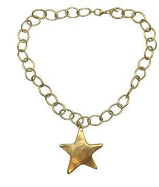 Gold Lucky Star Necklace