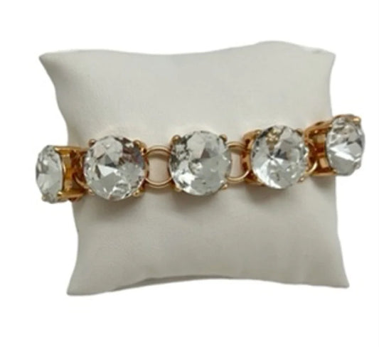 Statement Rhinestone Bracelet