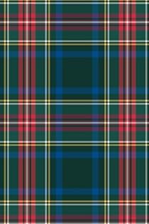 Green Scottish Tartan Plaid Print Journal