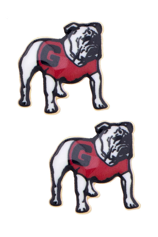 Georgia Bulldogs Earrings