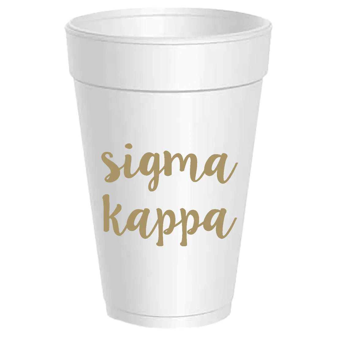 Sorority Styrofoam Cups