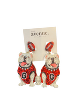 Load image into Gallery viewer, Game Day Uga Earrings
