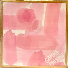 Load image into Gallery viewer, Sorority Watercolor Canvas 4x4
