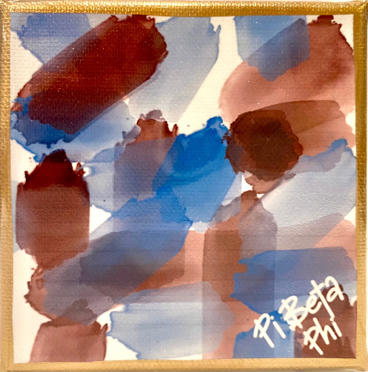 Sorority Watercolor Canvas 4x4