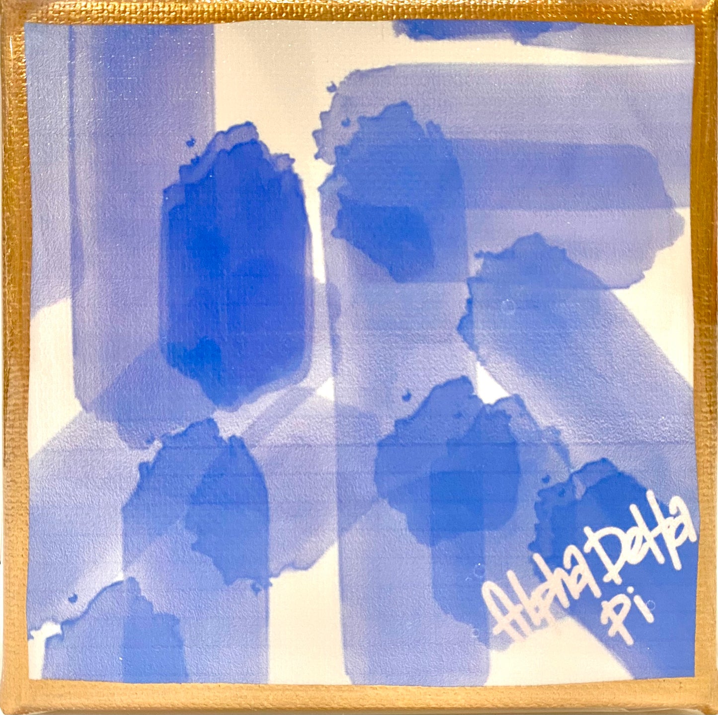 Sorority Watercolor Canvas 4x4