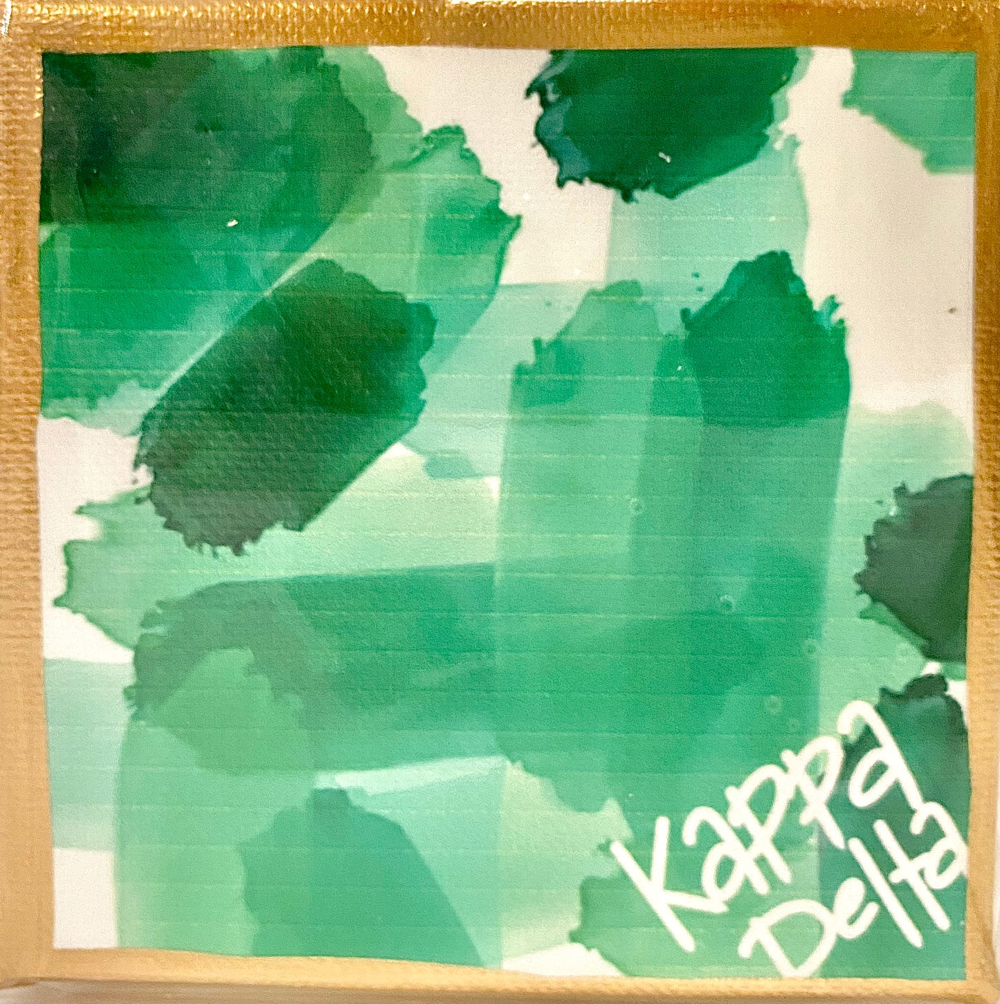 Sorority Watercolor Canvas 4x4