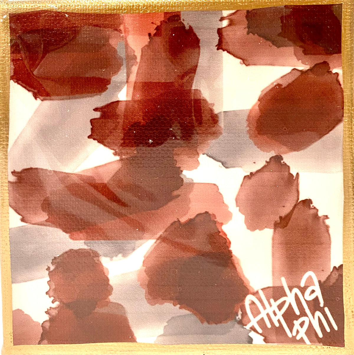 Sorority Watercolor Canvas 4x4