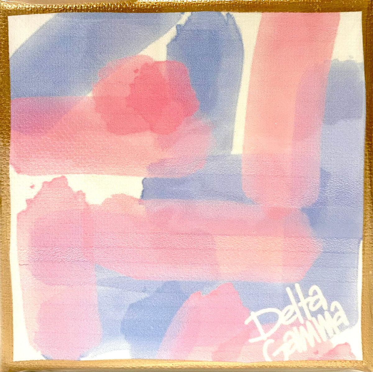 Sorority Watercolor Canvas 4x4