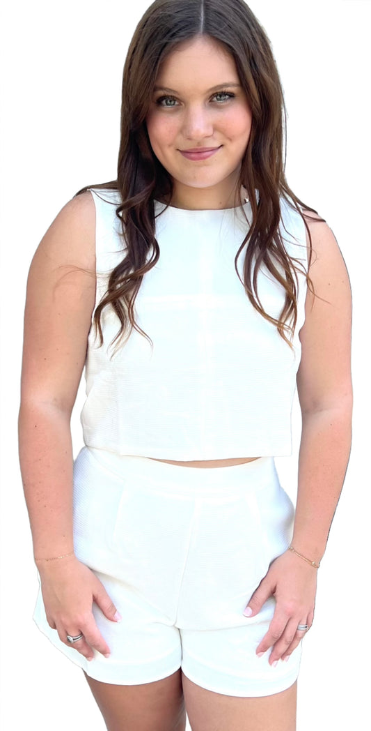 White Harlow Top