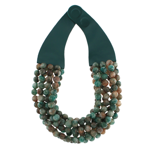 Ocean Jasper Beaded Necklace