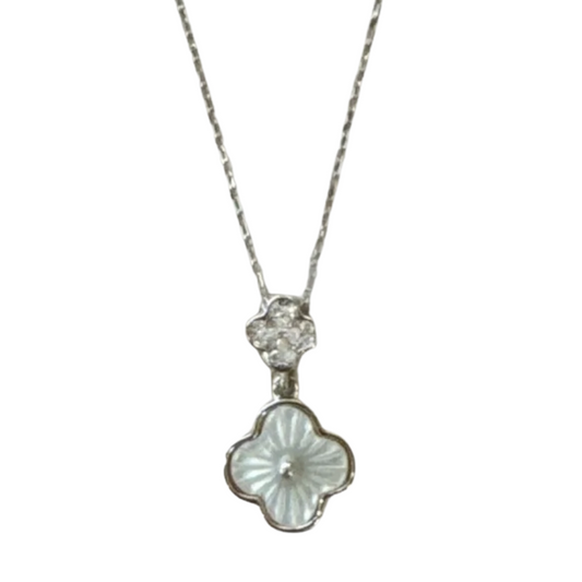 Silver Clover Necklace