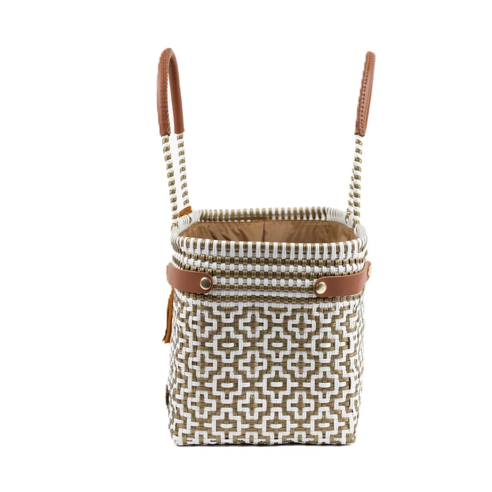 OPEN BASKET JUMBO CROSS DIAMOND WHITE GOLD