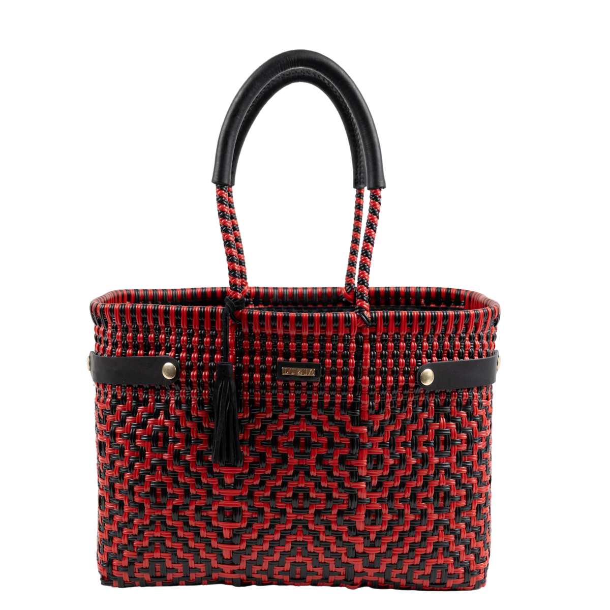 Red & Black Tailgate Tote