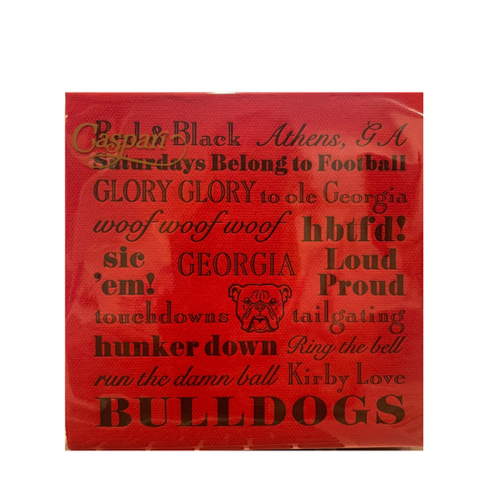 Caspari Bulldog Phrases Napkins