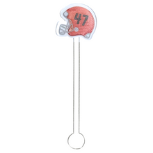 Load image into Gallery viewer, Football Helmet Drink Stirs
