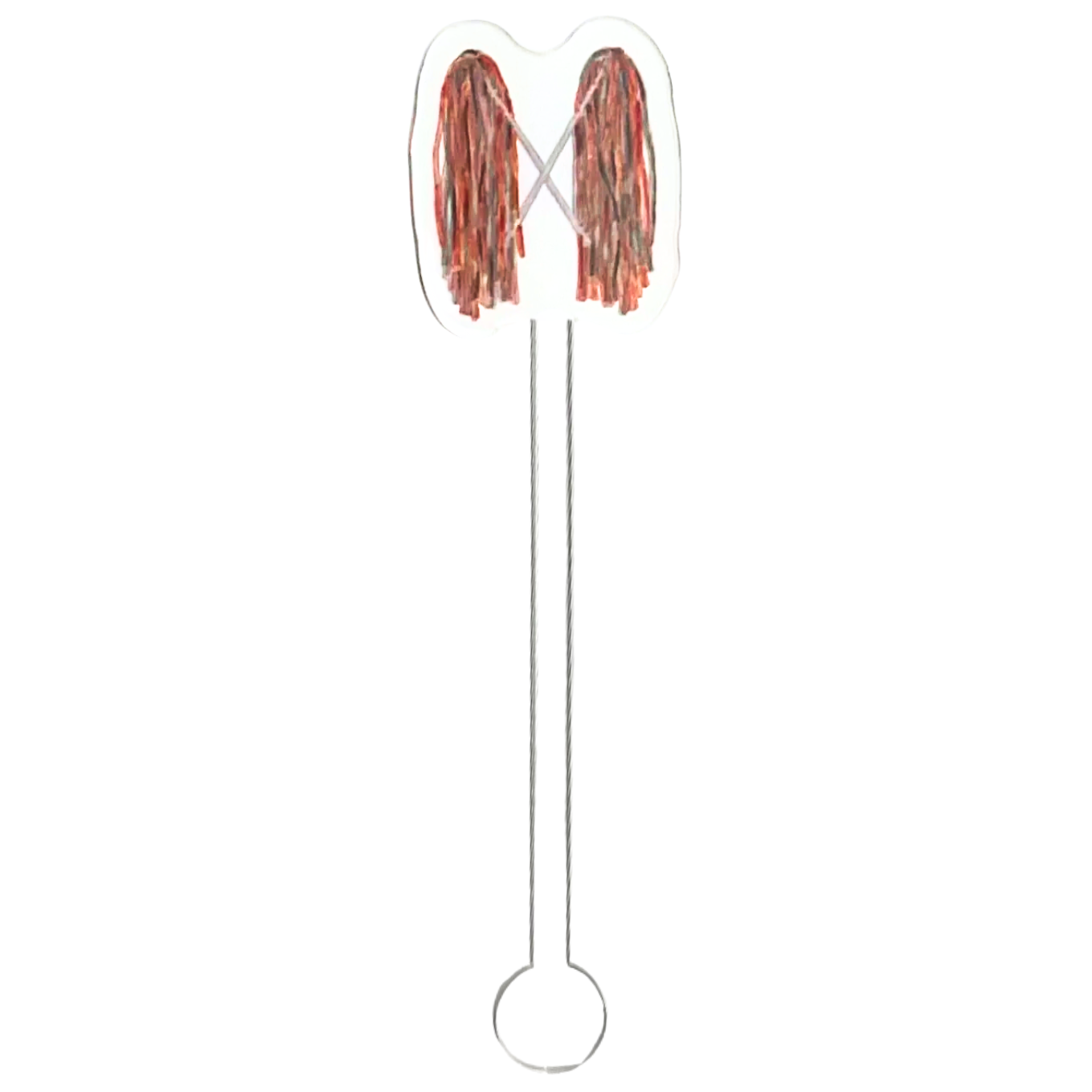 Red + Black Shakers Drink Stirs