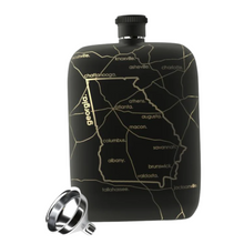 Load image into Gallery viewer, Georgia State Map Pocket Flask
