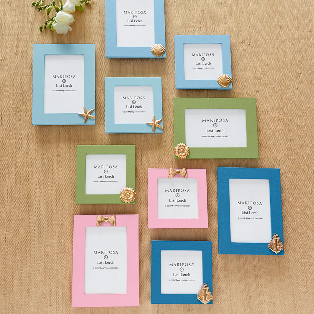 Mariposa Bow Pink 4x4 Frame
