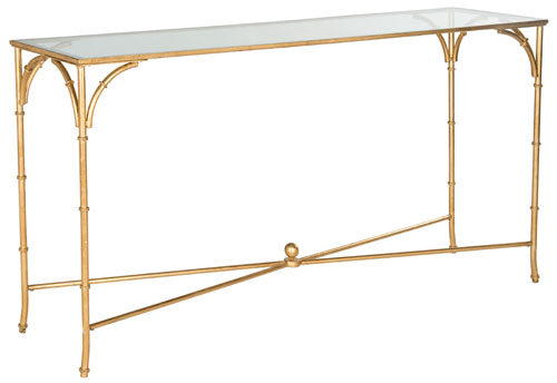 Maurice Glass Console Table