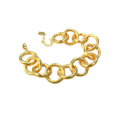 OGGI Thick Gold Link Bracelet