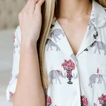 Load image into Gallery viewer, Crimson Pajama Short Set
