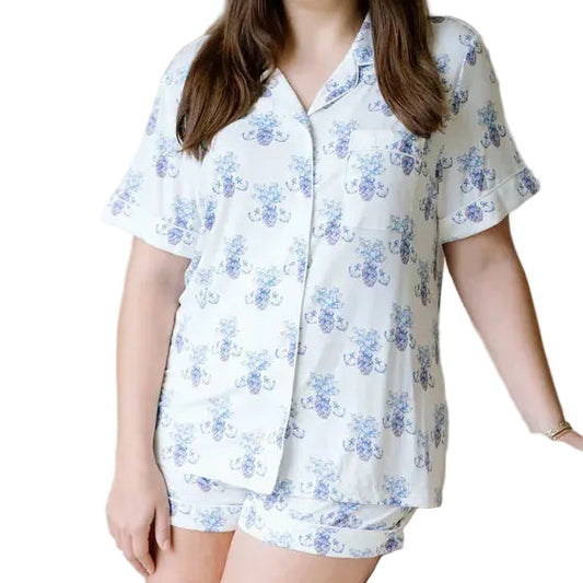 Delta Gamma Pajama Shorts Set