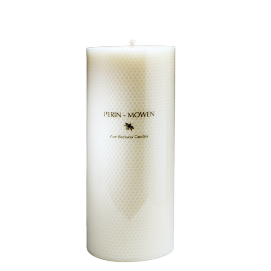 Perin Mowen 9" Beeswax Pillar Candle