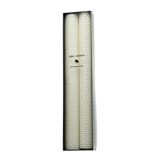 Perin Mowen 12" Beeswax Candles [2 pc]