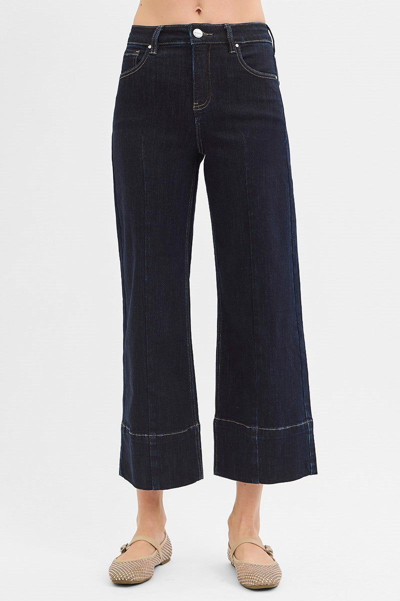 Risen High Rise, Crop, Tummy Control Jeans