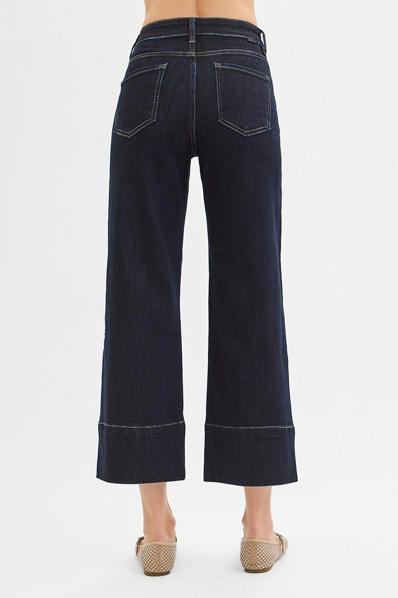 Risen High Rise, Crop, Tummy Control Jeans