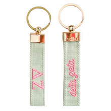 Load image into Gallery viewer, Sorority Embroidered Keychain
