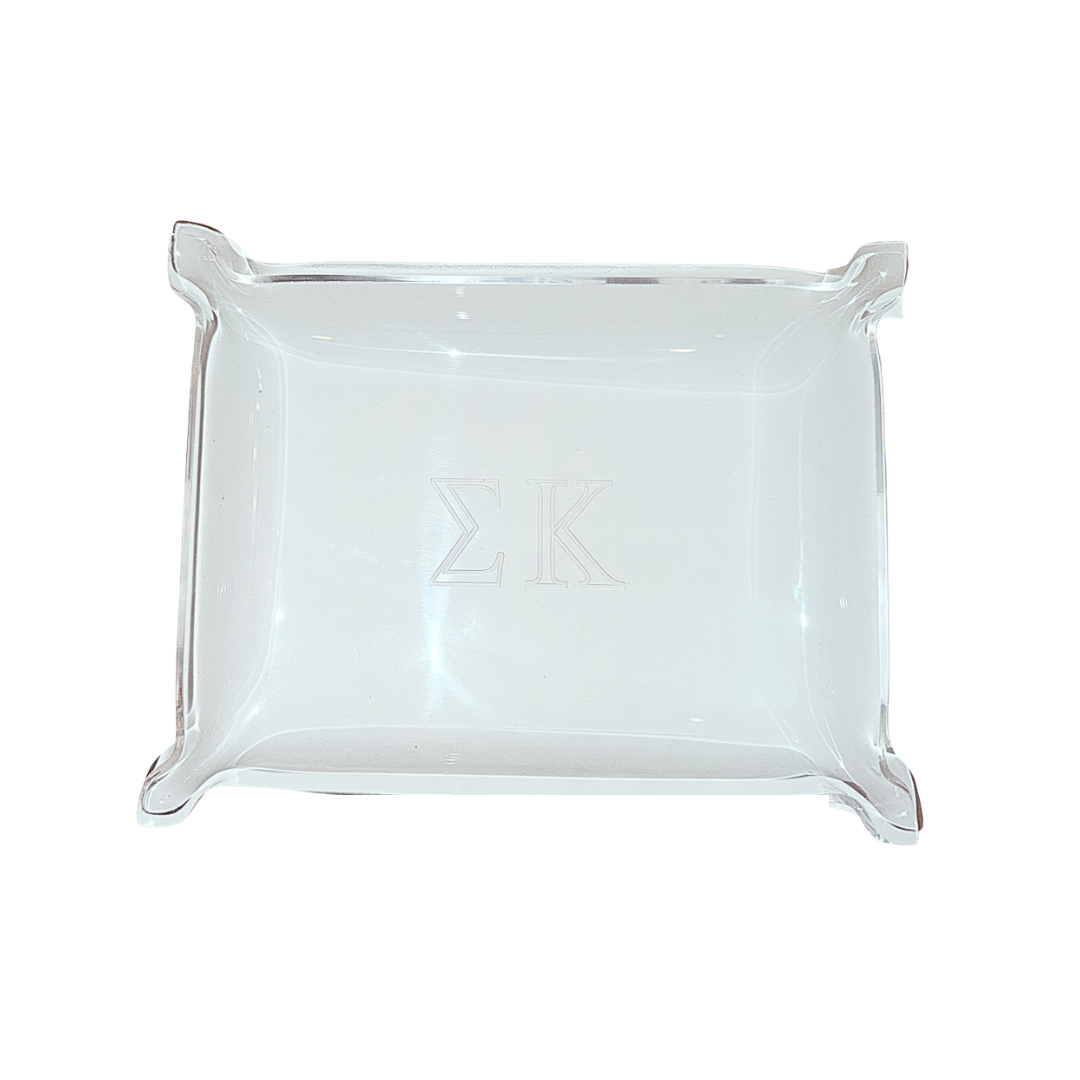 Sorority Acrylic Catchall Tray